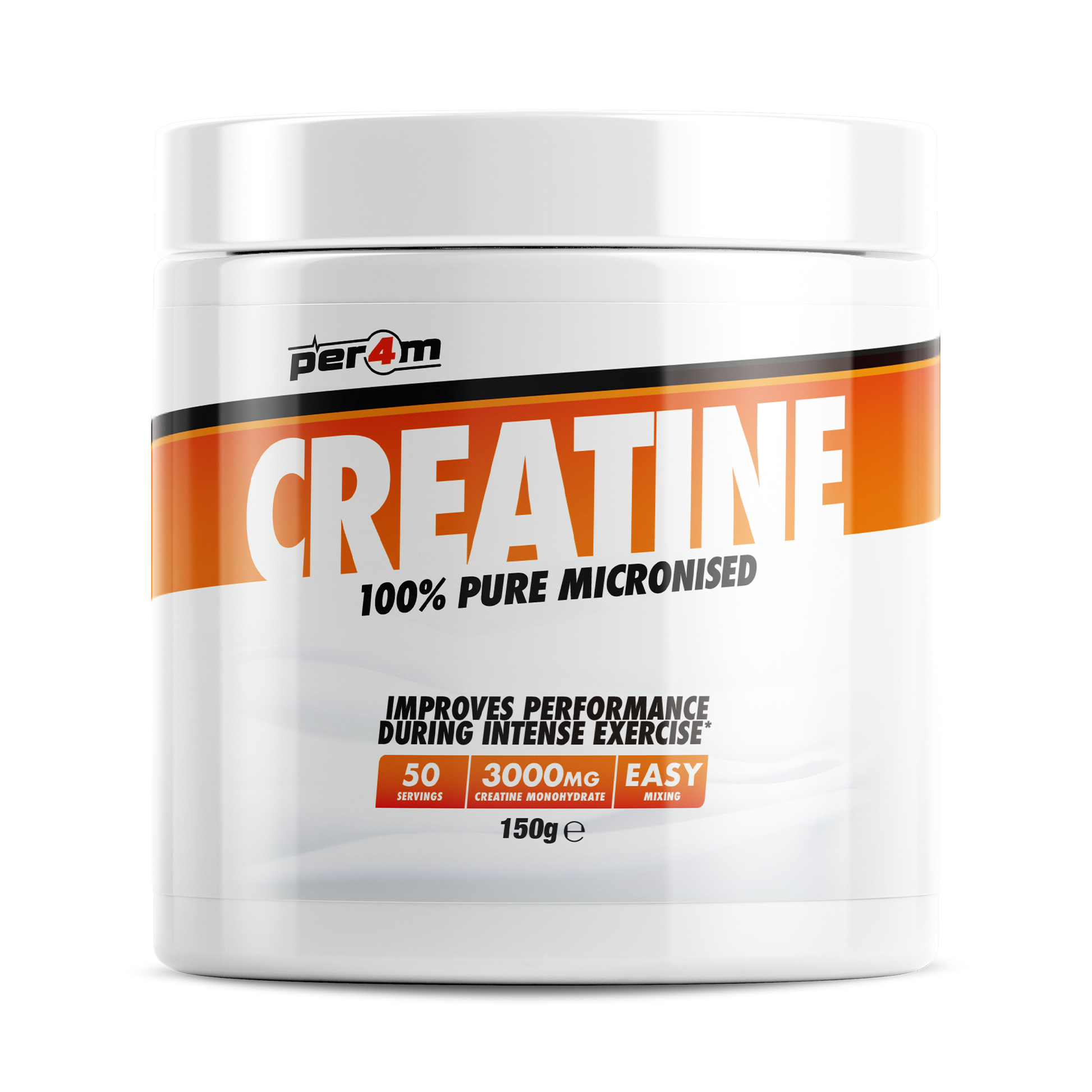 Per4m Micronised Creatine 150g Unflavoured tub